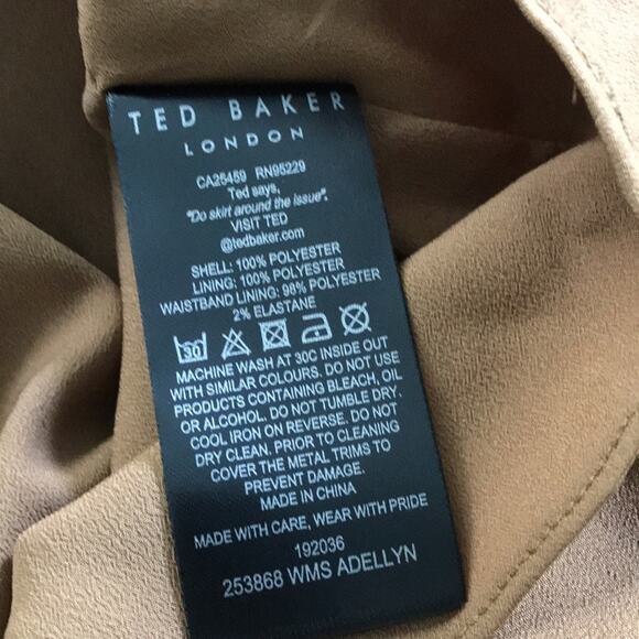 Ted Baker London Leaped Ruffle Mini Skirt Size US 16: Ted Size 6 NWT - Picture 9 of 9